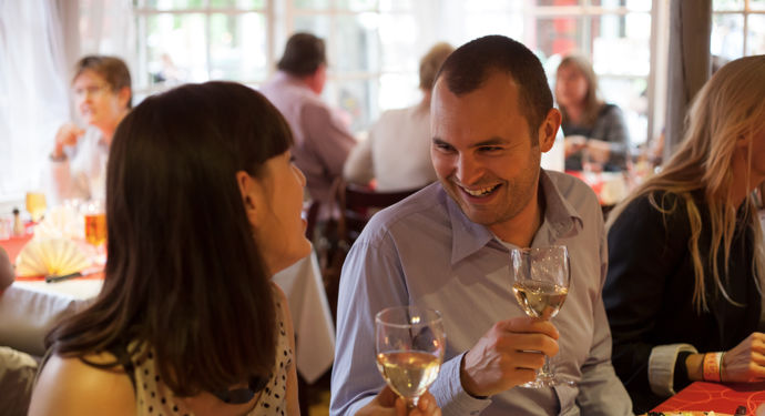 Bakken Restaurant Bondestuen Gruppe Voksen Mad Drikke