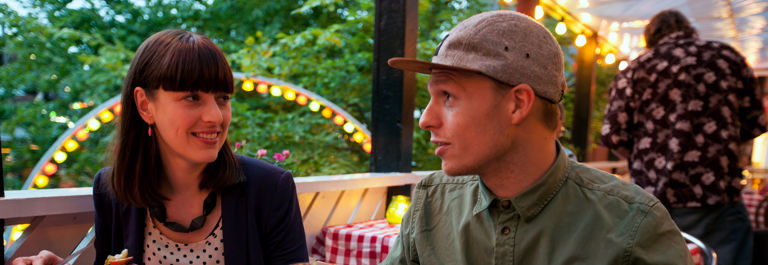 Røde Port på Bakken - en af Bakkens mange hyggelige spisesteder