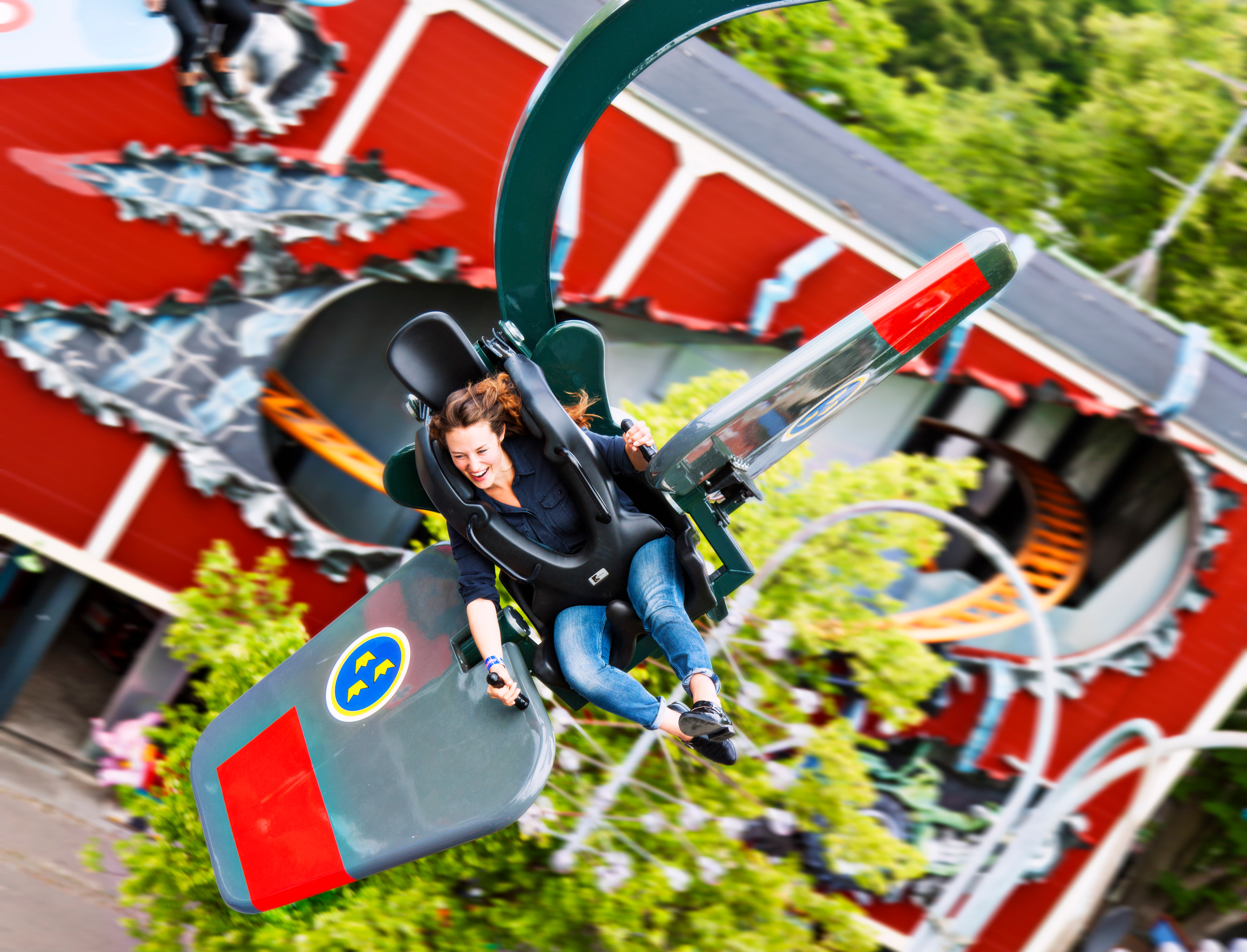 Bakken Forlystelse SkyRoller Unge Stemning Forlystelser Koebenhavn