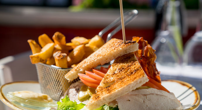 Bakken Mad Roede Port Club Sandwich