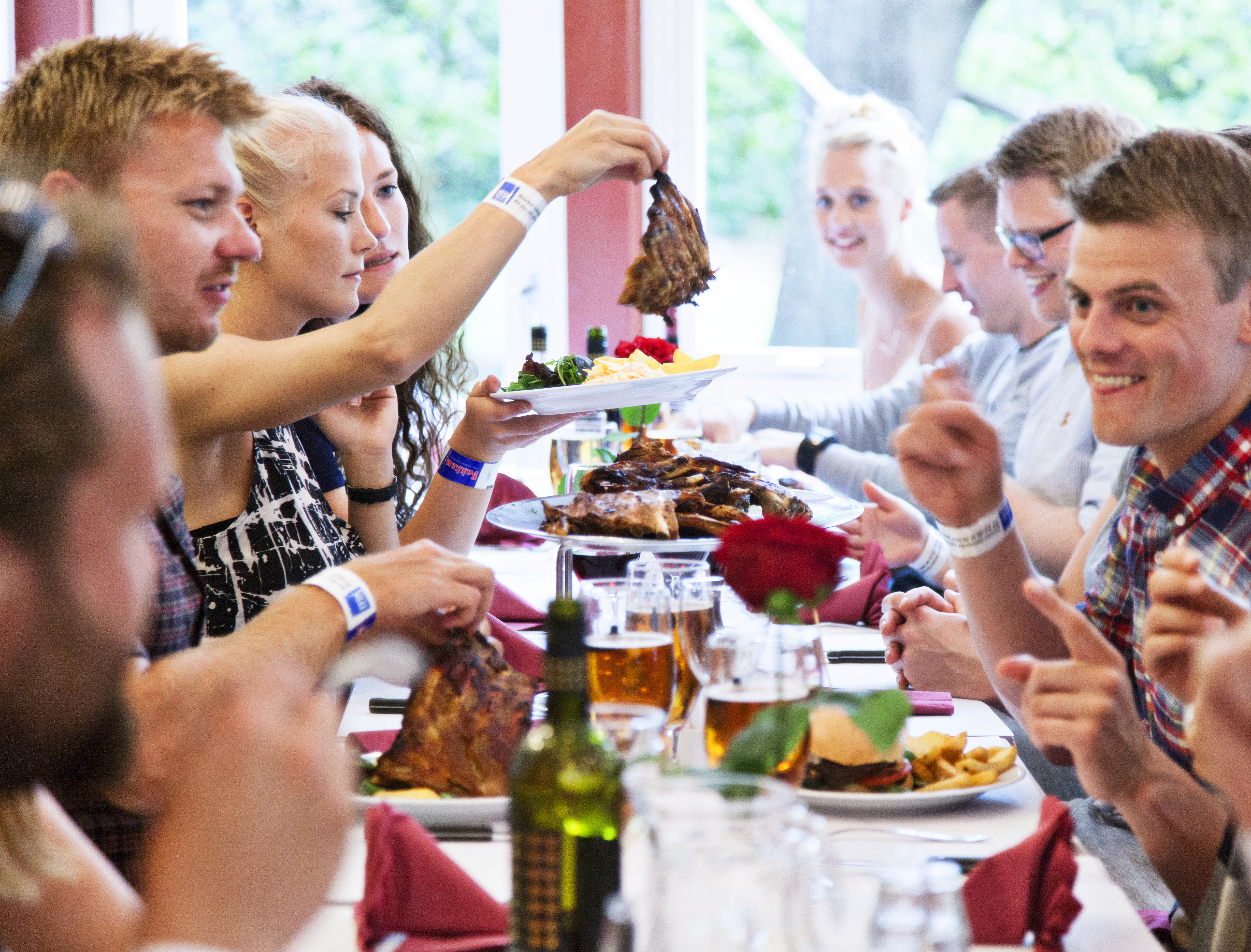 Røde Port på Bakken - en af Bakkens mange hyggelige spisesteder