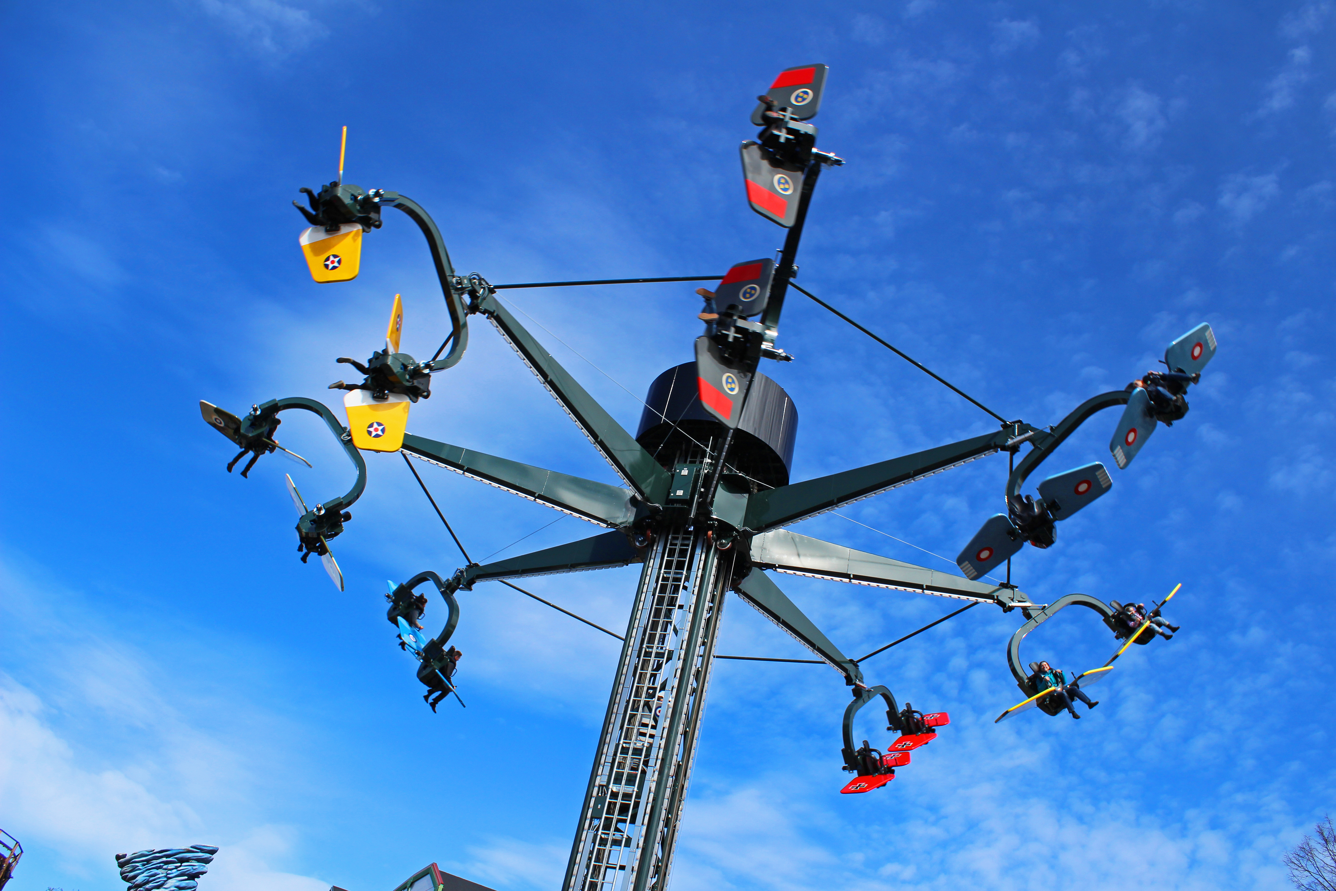 Bakken Forlystelse SkyRoller Gruppe Unge Turpas Turbaand