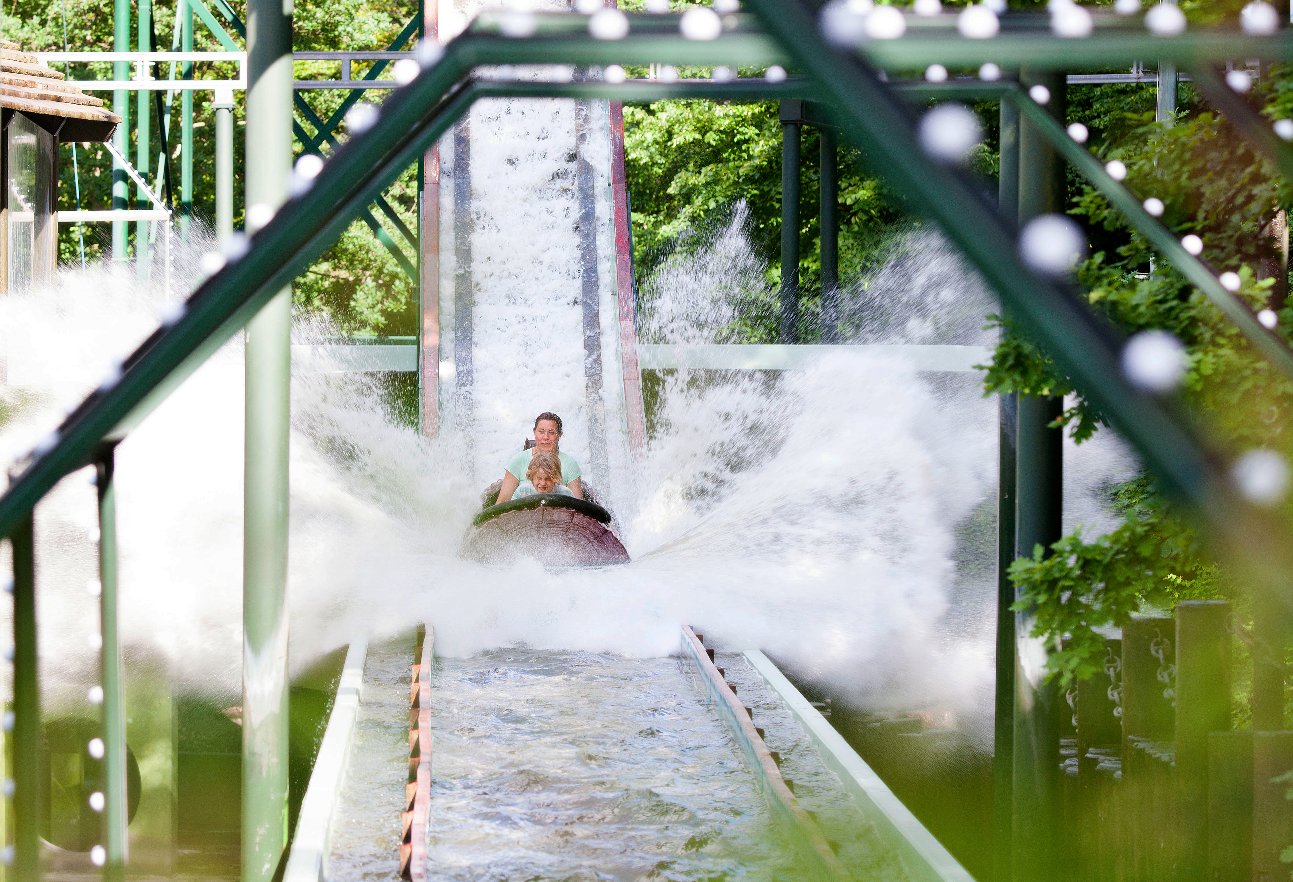 Bakken Forlystelse Vandrutschebanen Familie Sjov Oplevelse