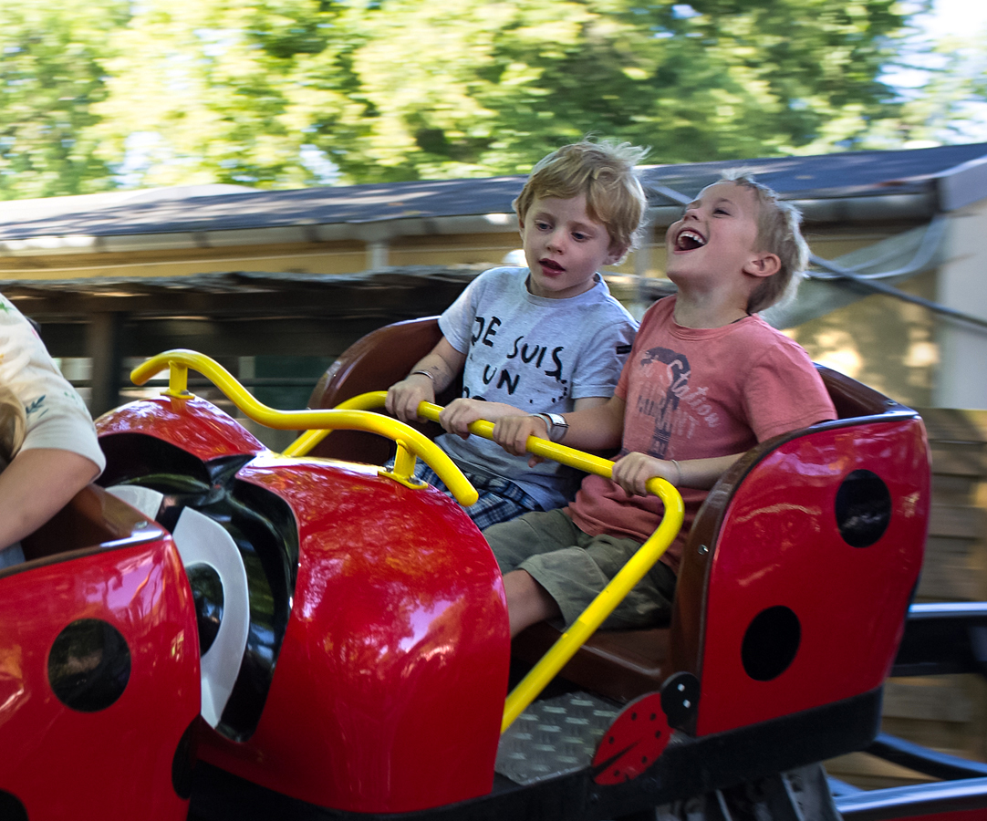 Bakken Forlystelse Mariehoenen Unge Grin Forlystelser
