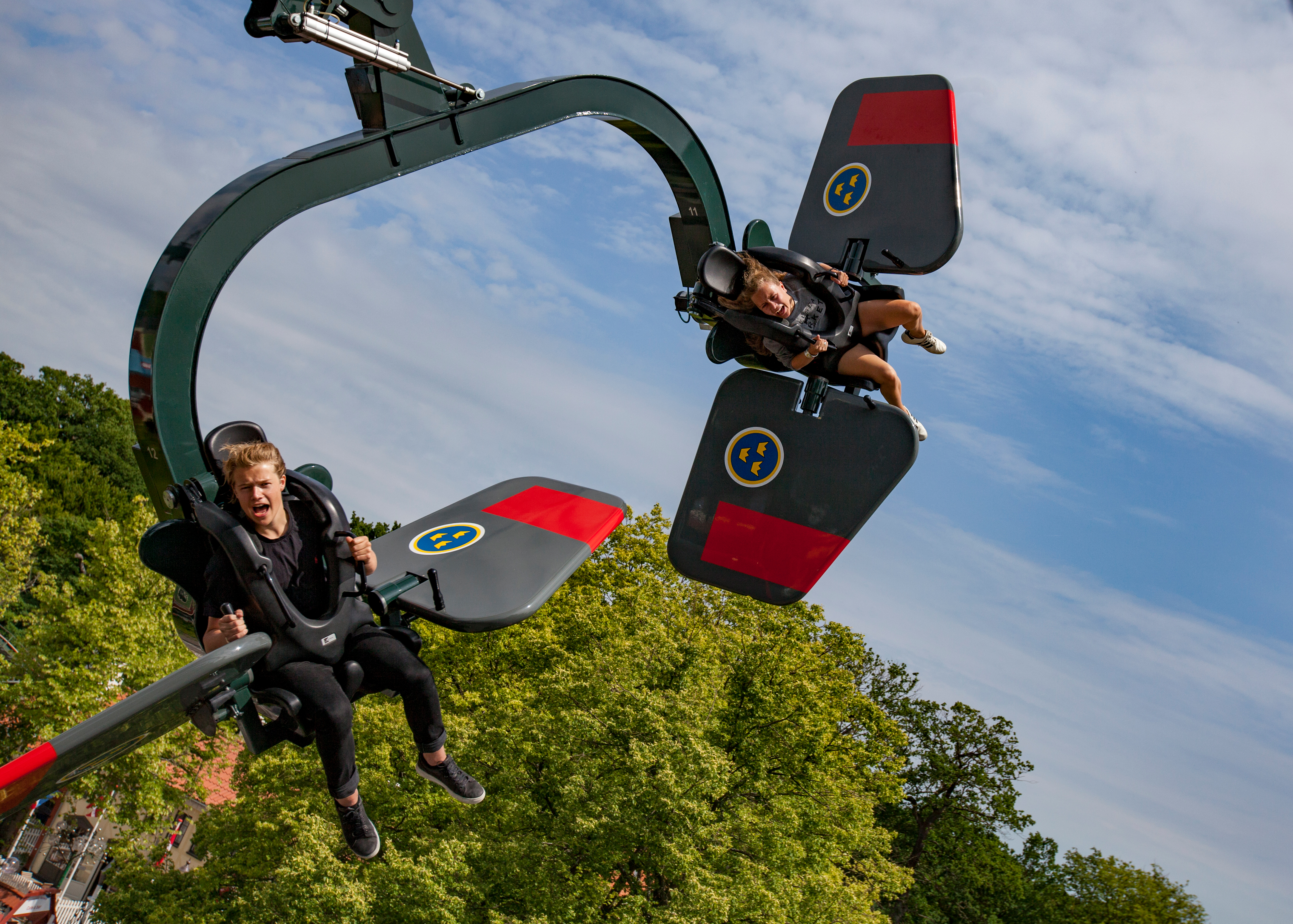 Bakken Forlystelse SkyRoller Ung Fart Koebenhavn Udflugt
