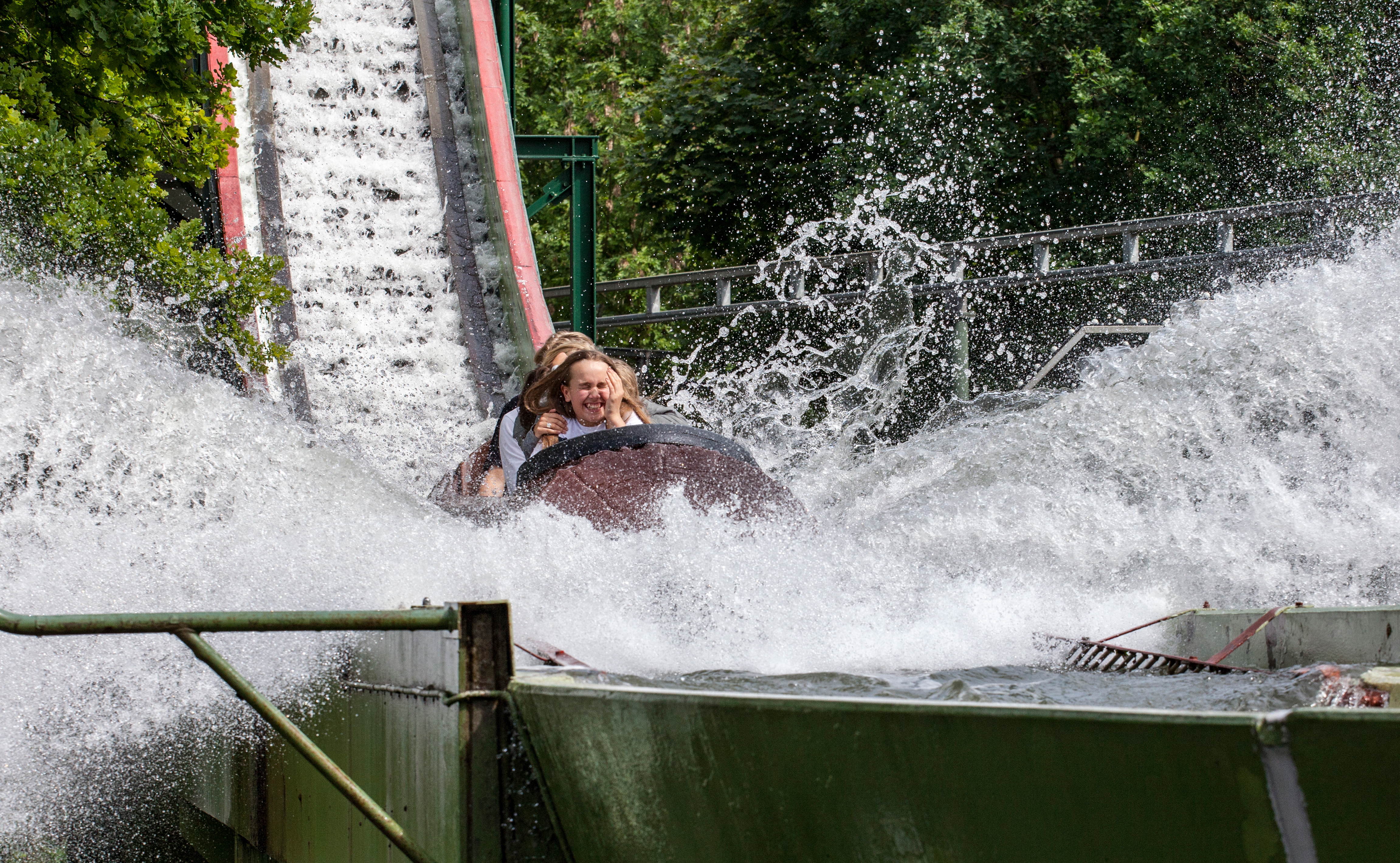 Bakken Forlystelse Vandrutschebanen Gruppe Ung Oplevelse i Nordsjaelland