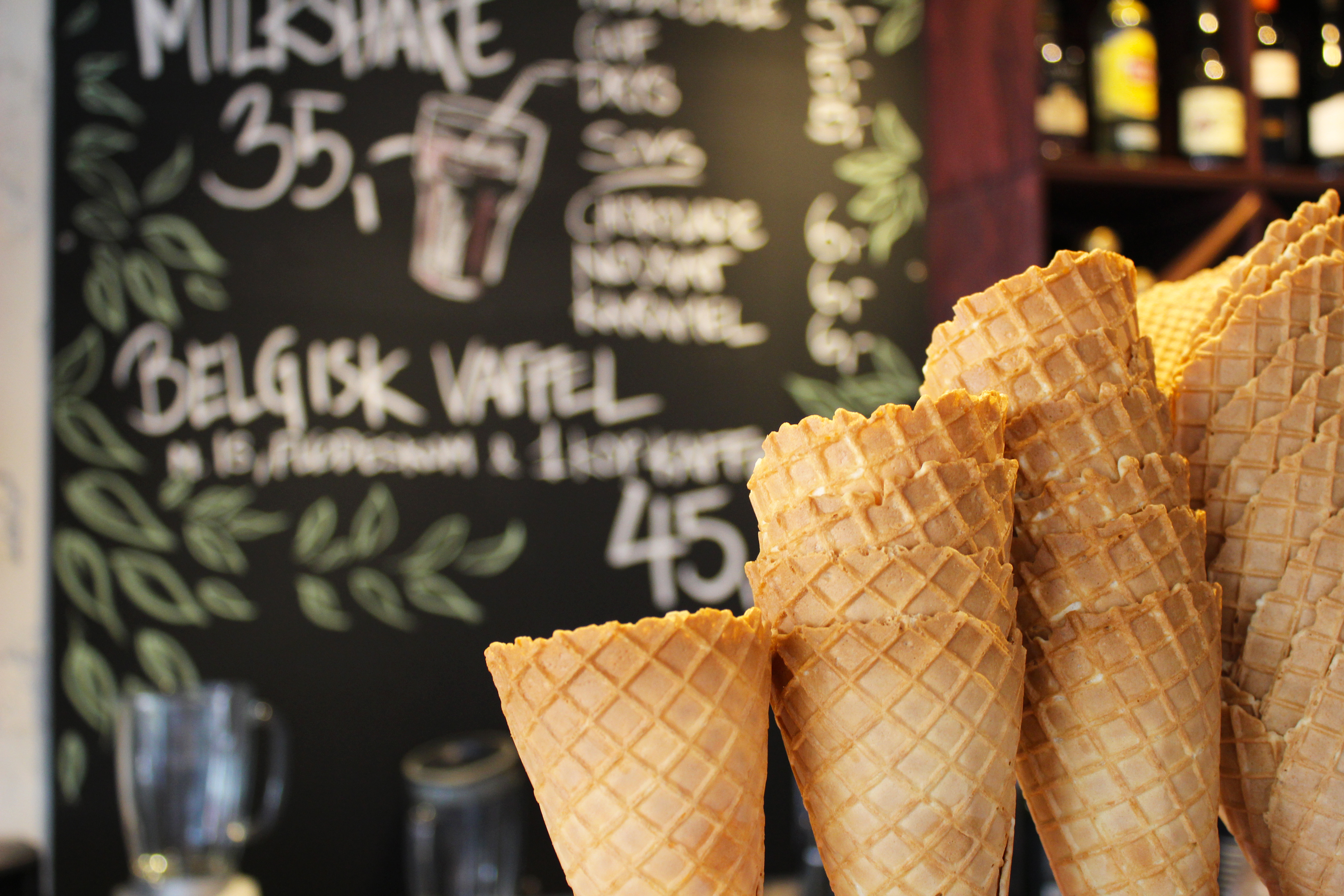 Elverdybet serverer gode gammeldags isvafler