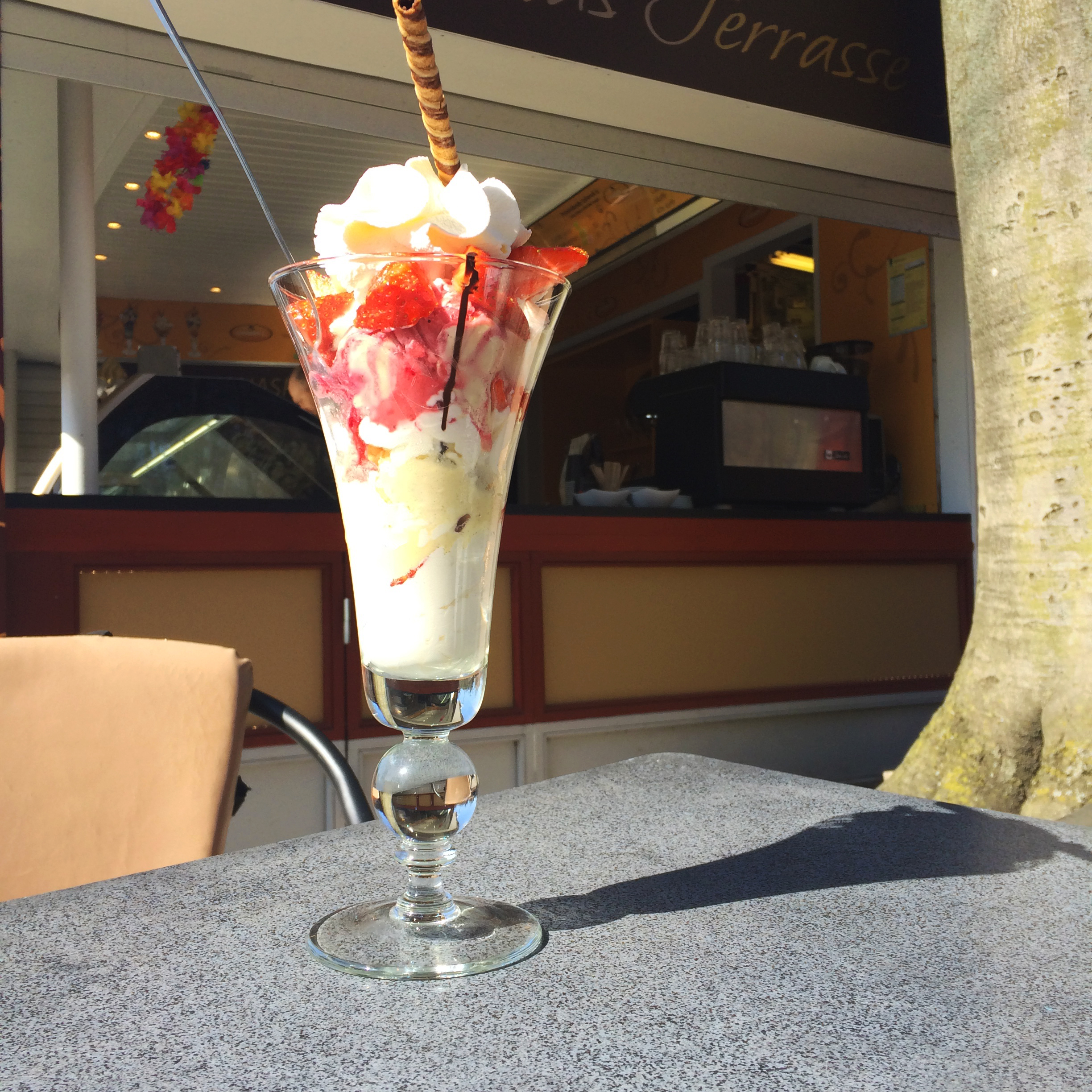Bakken Stemning Cafe Is Fastfood Hjemmelavet Is