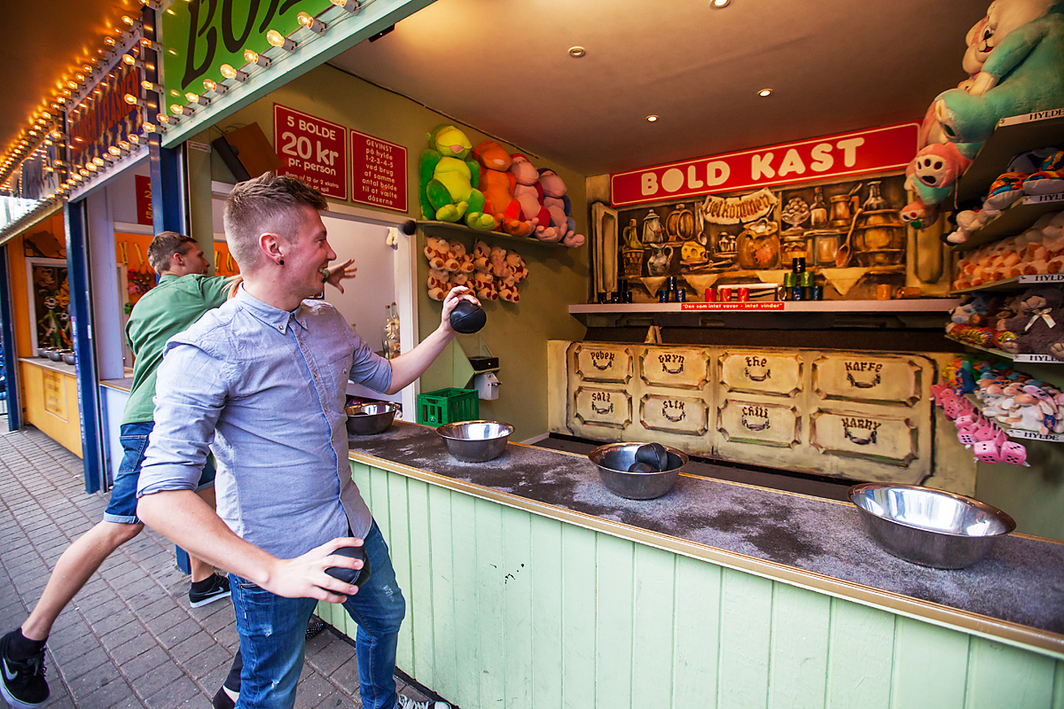 Bakken Spil Sjov Boldkast Gruppe Voksen Aktivitet Koebenhavn