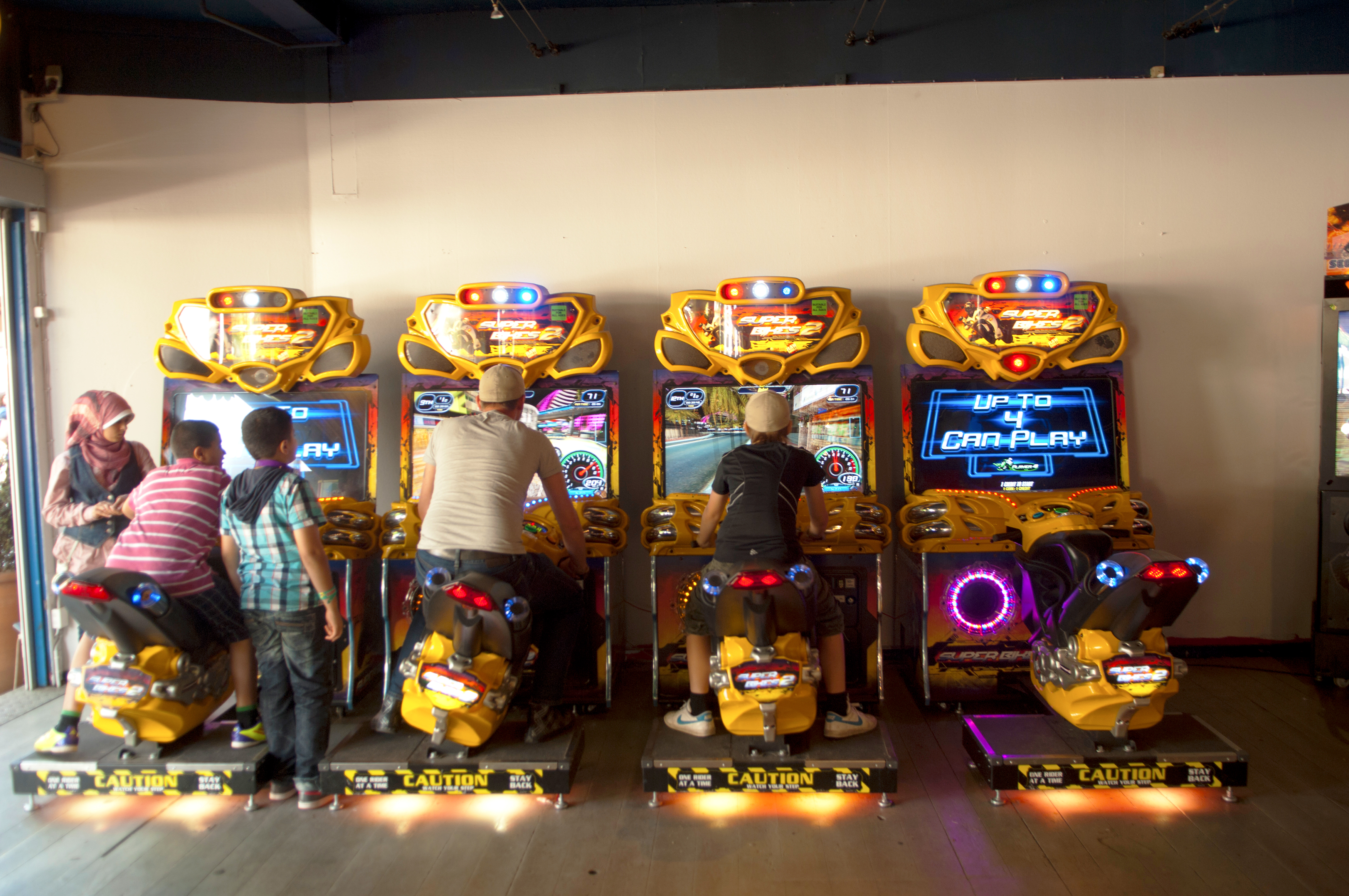 En regnvejrsdag på Bakken