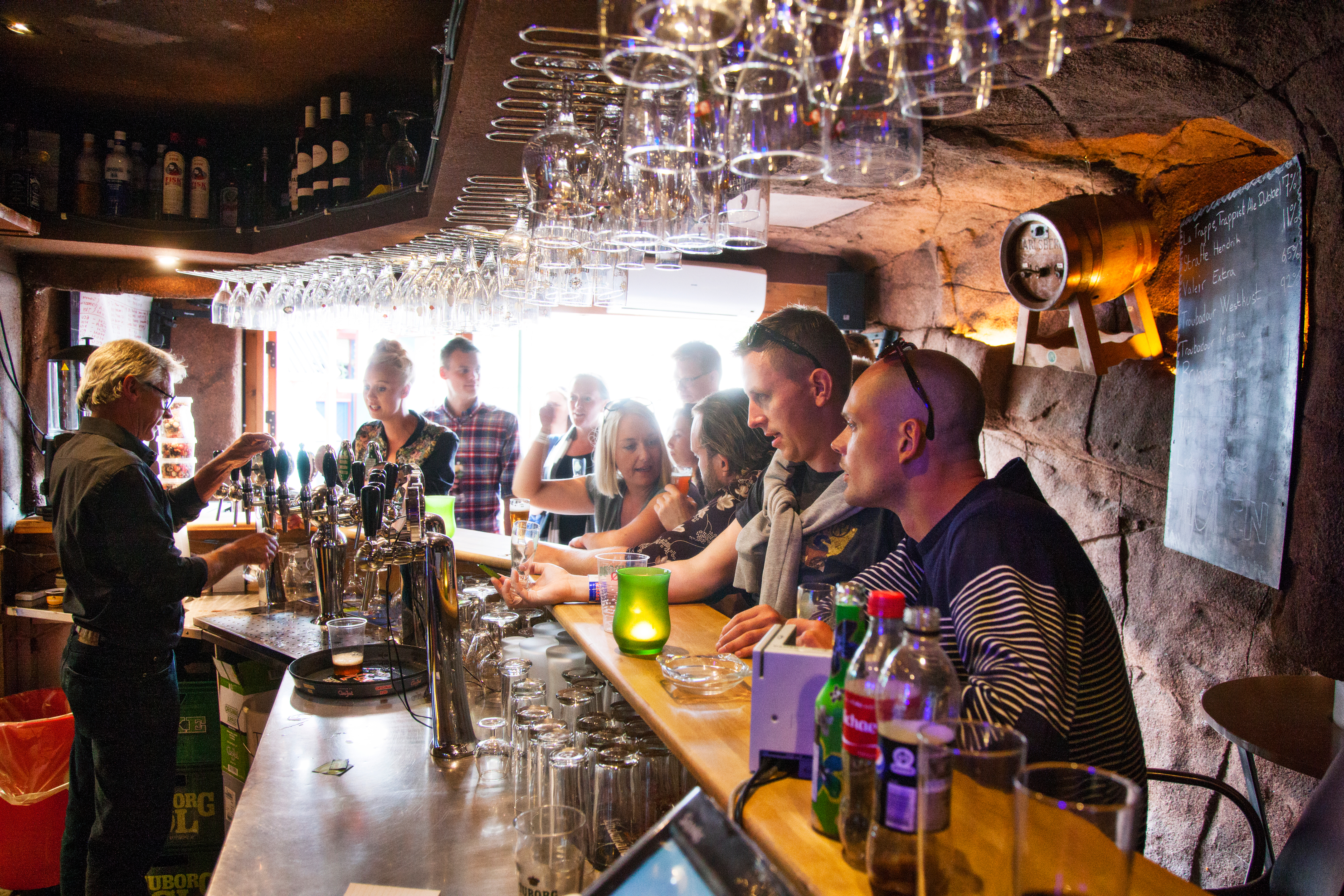 Bakken Pub Bar Hulen Gruppe Voksen Stemning Øltour