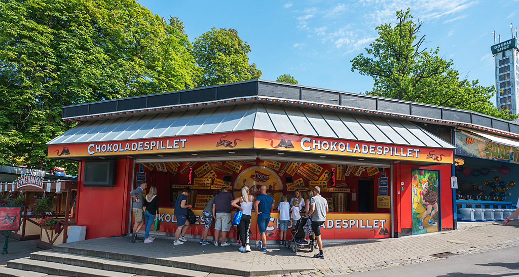 Bakken Spil Sjov Chokoladespillet Facade