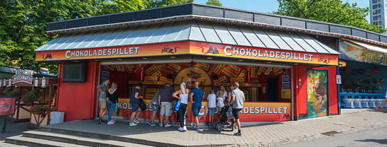 Bakken Spil Sjov Chokoladespillet Facade
