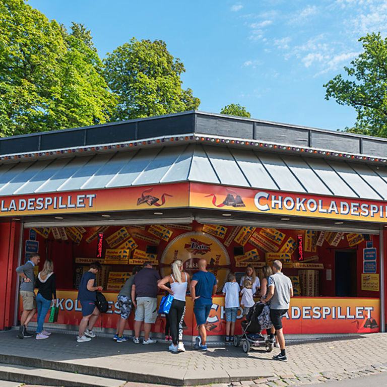 Chokoladespillet - Vind lækker chokolade på Bakken