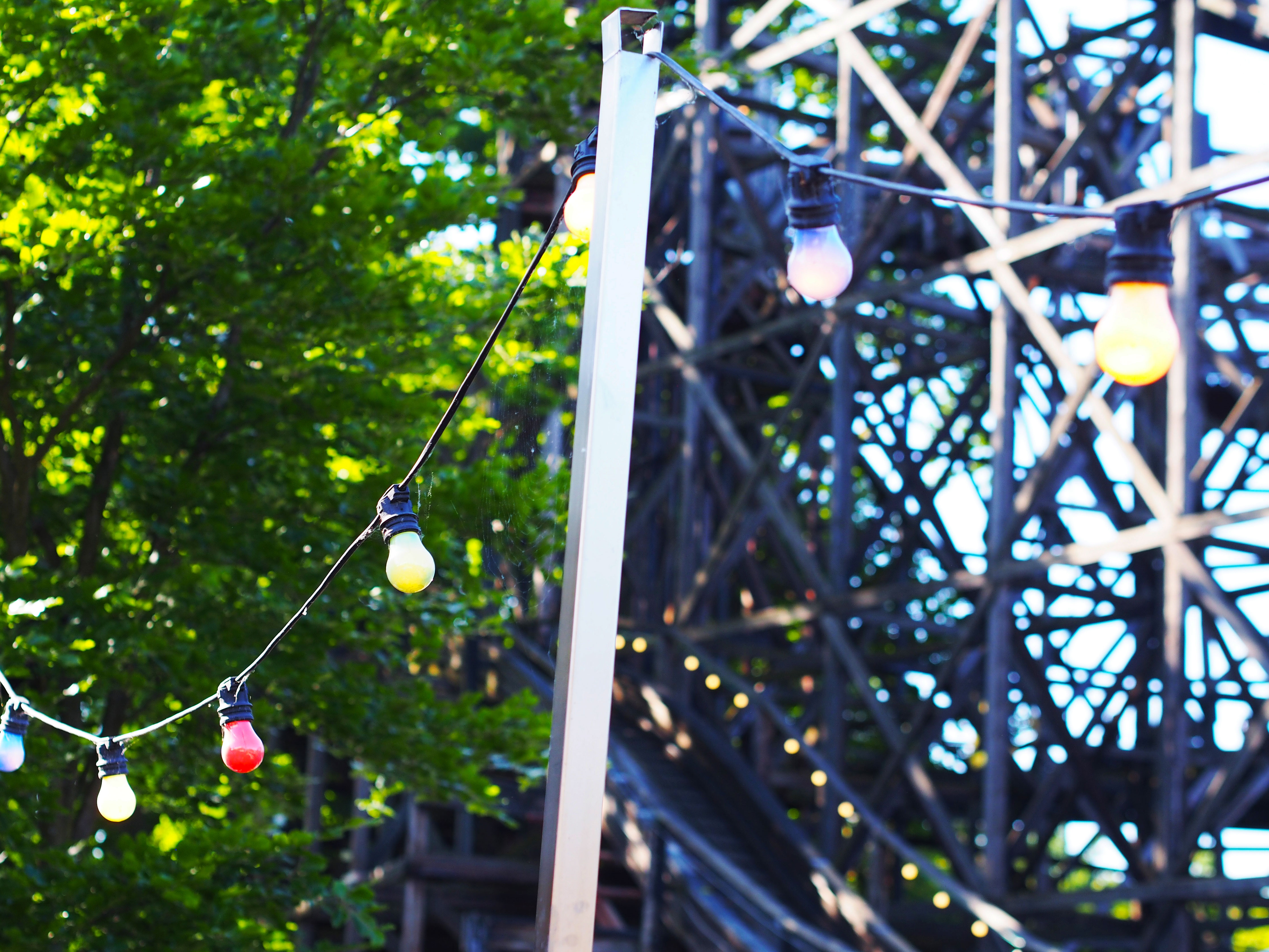 Bakken Stemning Kuloerte Lamper Lyskaede