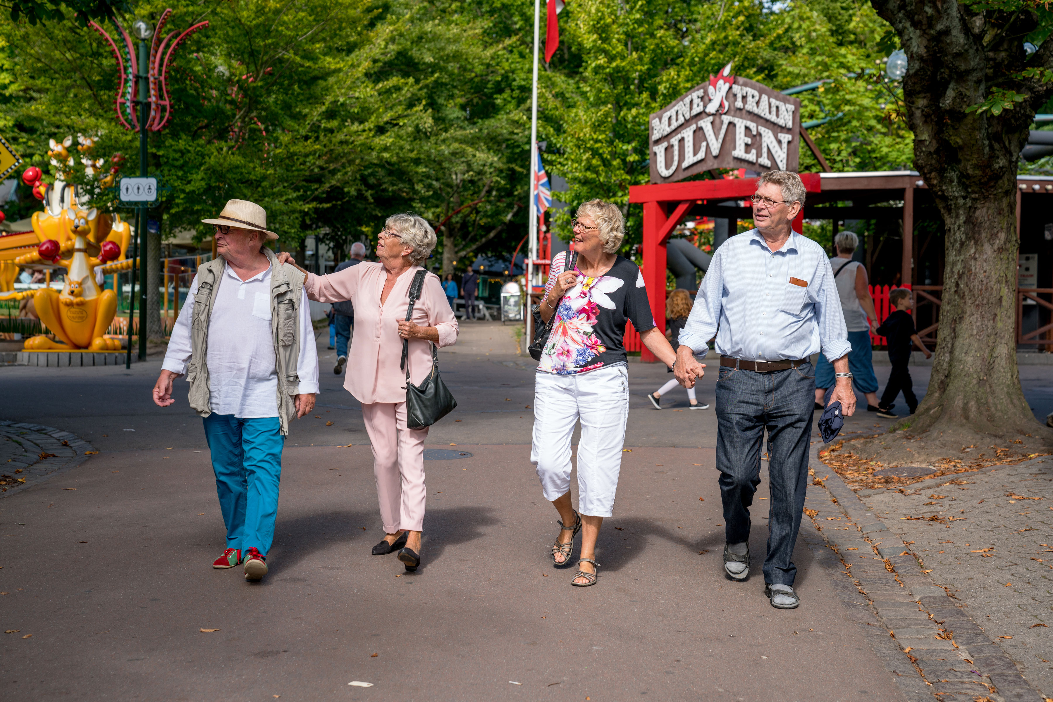 Bakken Stemning Gruppe Senior Voksen Gader Straeder