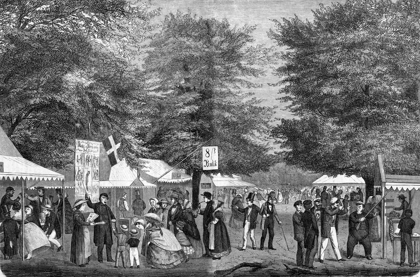 Bakkens Historie Dyrehavsbakken 1861 Københavns Bymuseum