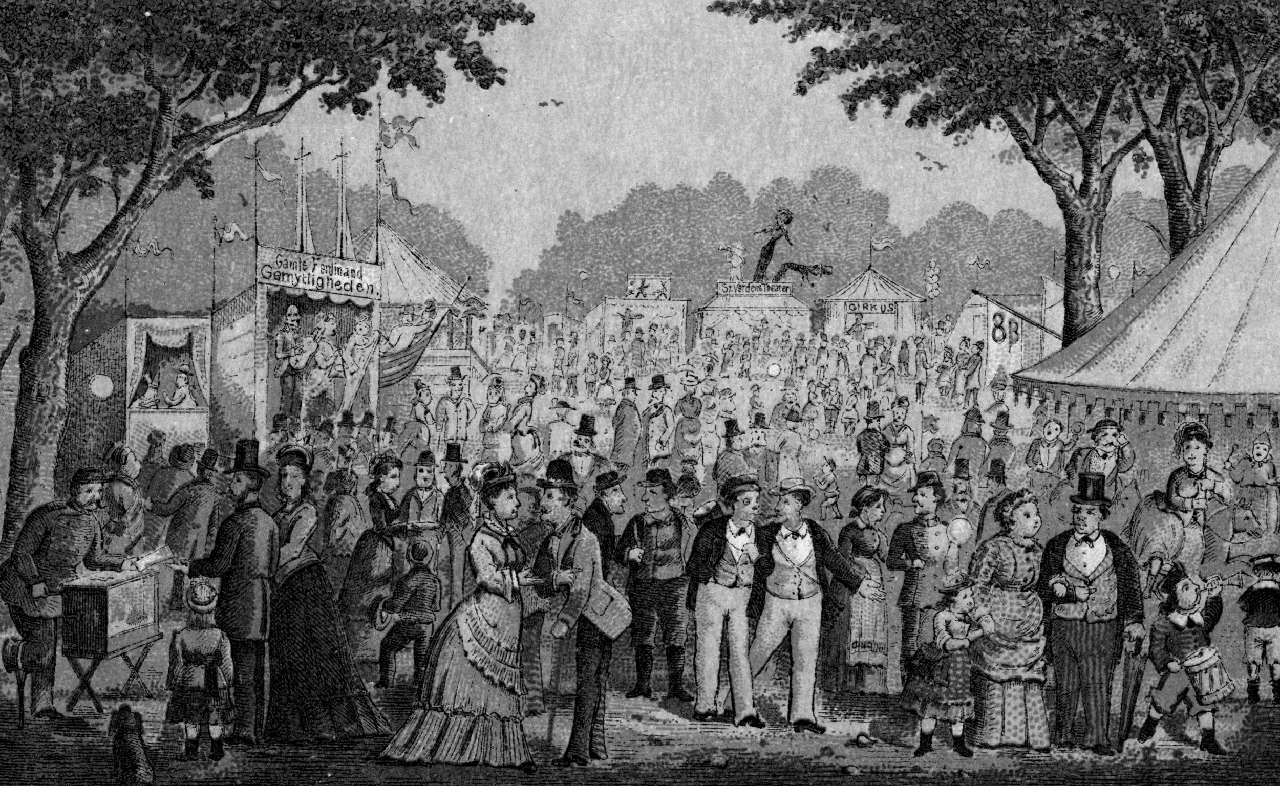 Bakkens Historie En soendag eftermiddag på Dyrehavsbakken Københavns Bymuseum