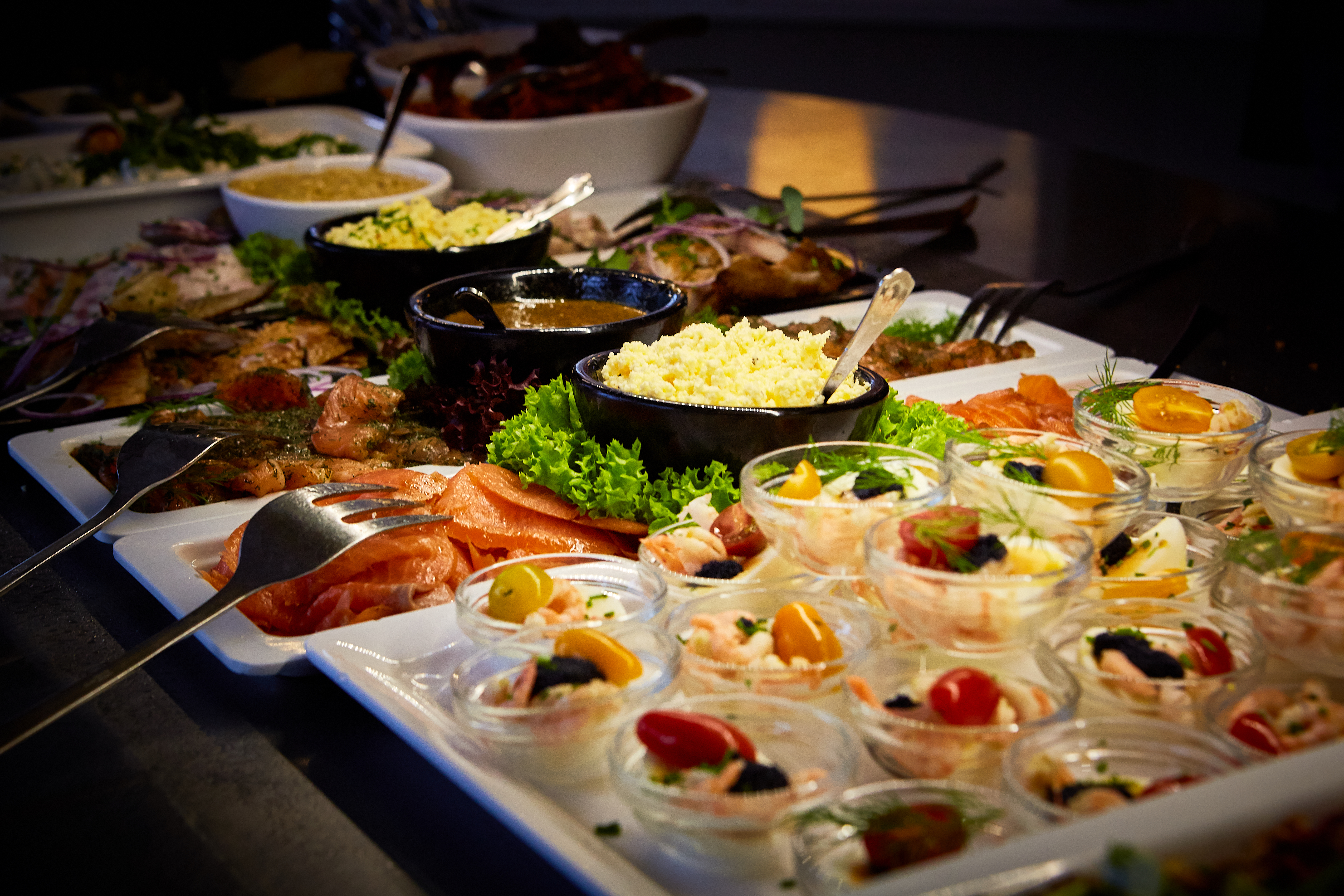 Bakken Hvide Hest julefrokost buffet