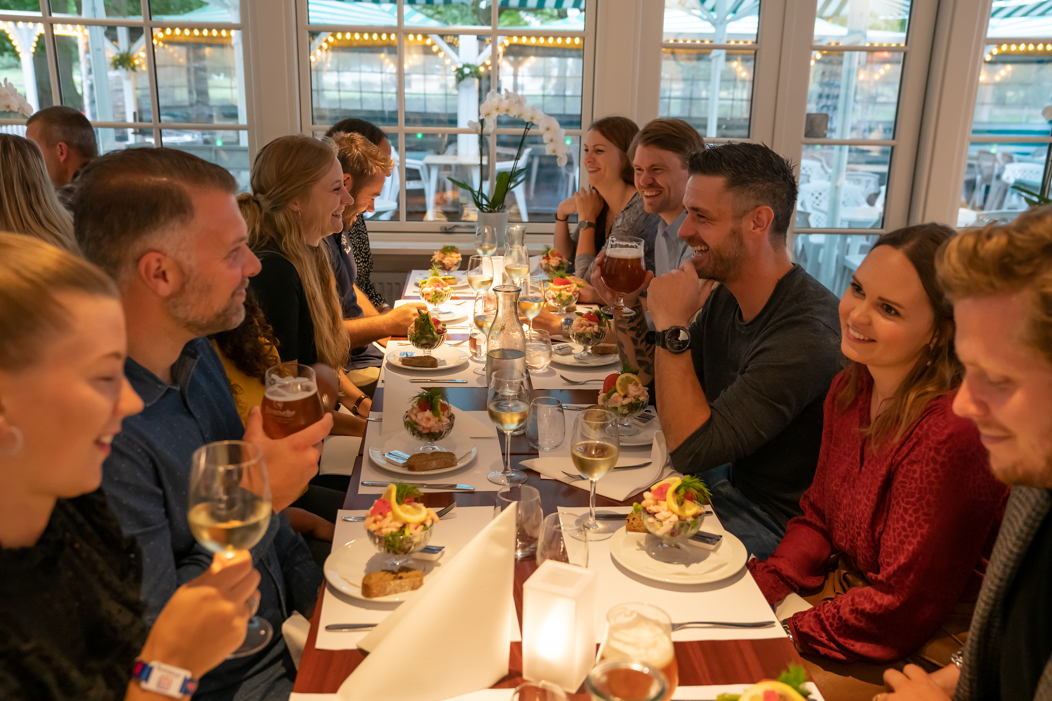 Bakken har 26 hyggelige spisesteder med lækker mad