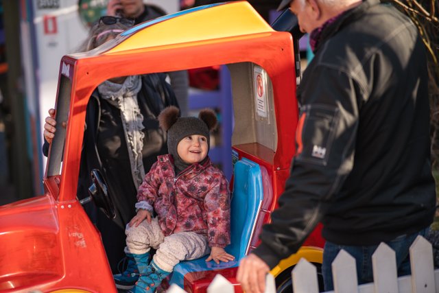 En regnvejrsdag på Bakken