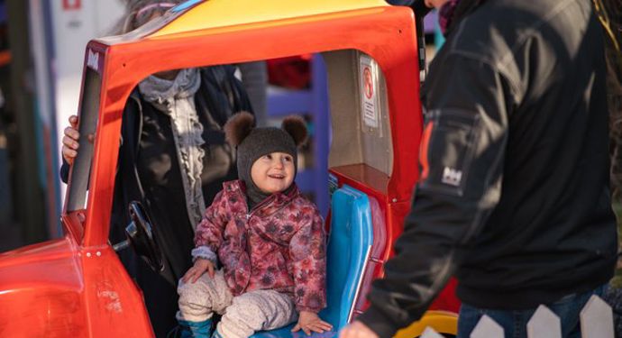 En regnvejrsdag på Bakken