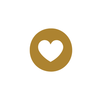 Hjerte Guld 1000X1000