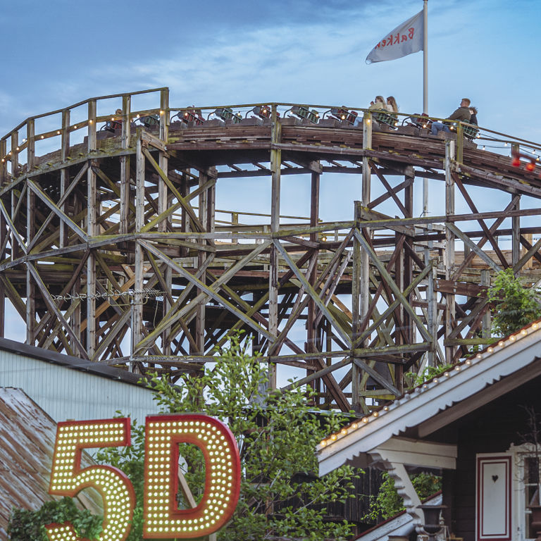 Bakkens sjove forlystelser og spil giver med garanti en sjov dag for hele familien